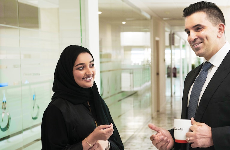 Dubai Petroleum employees at work
